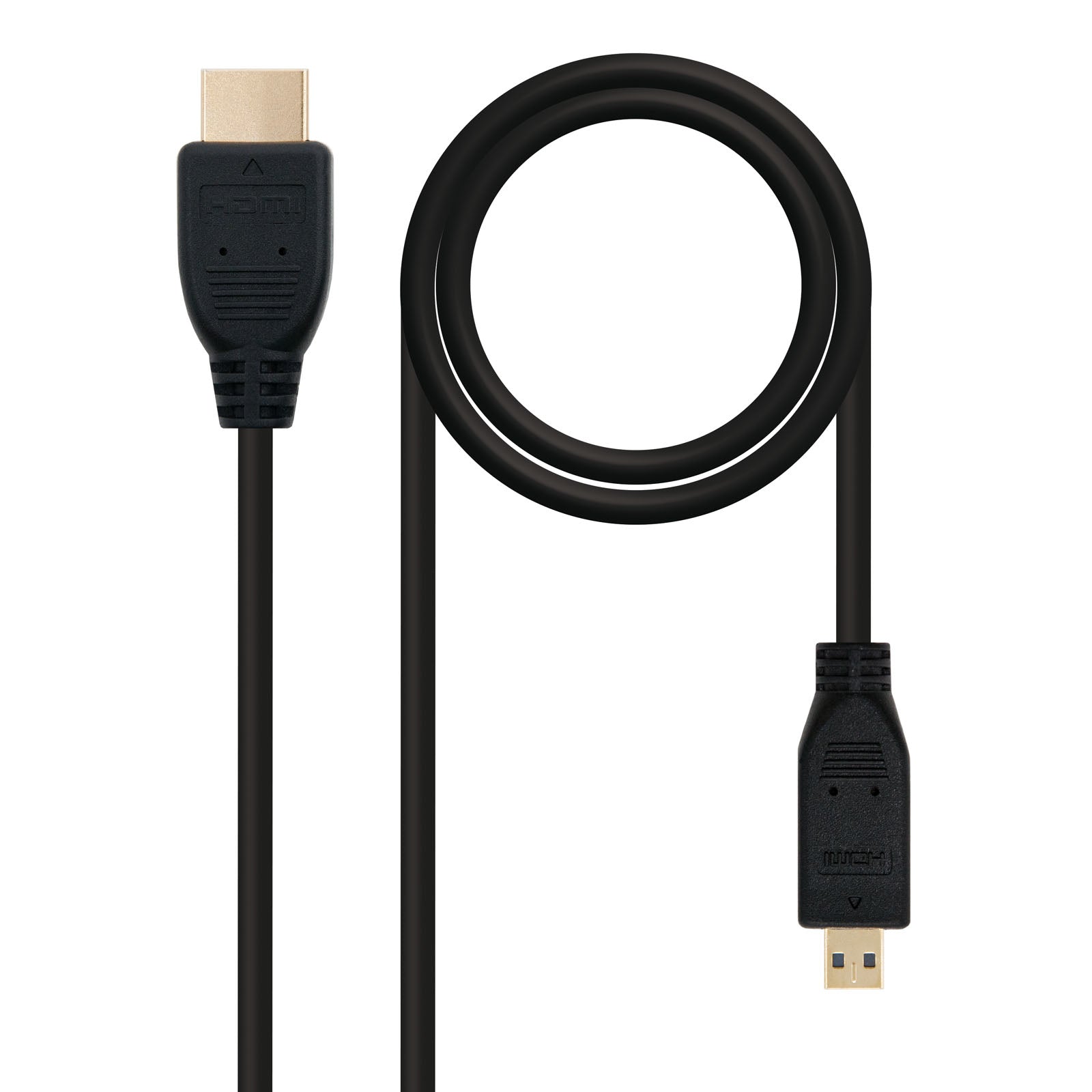 HDMI, 0.8m cable HDMI 0,8 m HDMI tipo A (Estándar) HDMI tipo D (Micro) Negro