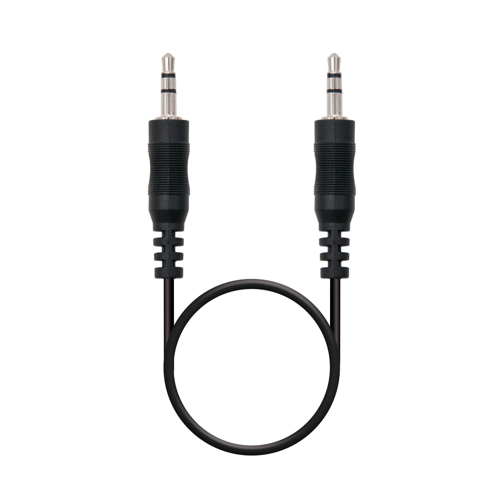 Cable audio estéreo, Jack 3.5/M-Jack 3.5/M, negro, 15m