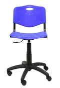 Silla Robledo giratoria azul