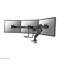 NM-D775DX3BLACK Brazo de monitor 17-27" - resorte de gas - Topfix - Tope-a-180°
