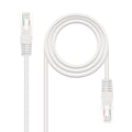 CABLE RED LATIGUILLO RJ45 CAT.5E UTP AWG24, BLANCO, 2.0 M