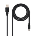CABLE USB 2.0, TIPO A/M-MINI USB 5PIN/M, 1.0 M