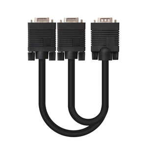CABLE BIFURCADOR SVGA HDB15/M-2xHDB15/H 45 CM