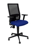 Silla Povedilla respaldo malla negro asiento bali azul