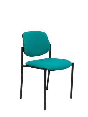 Silla fija Villalgordo bali verde chasis negro