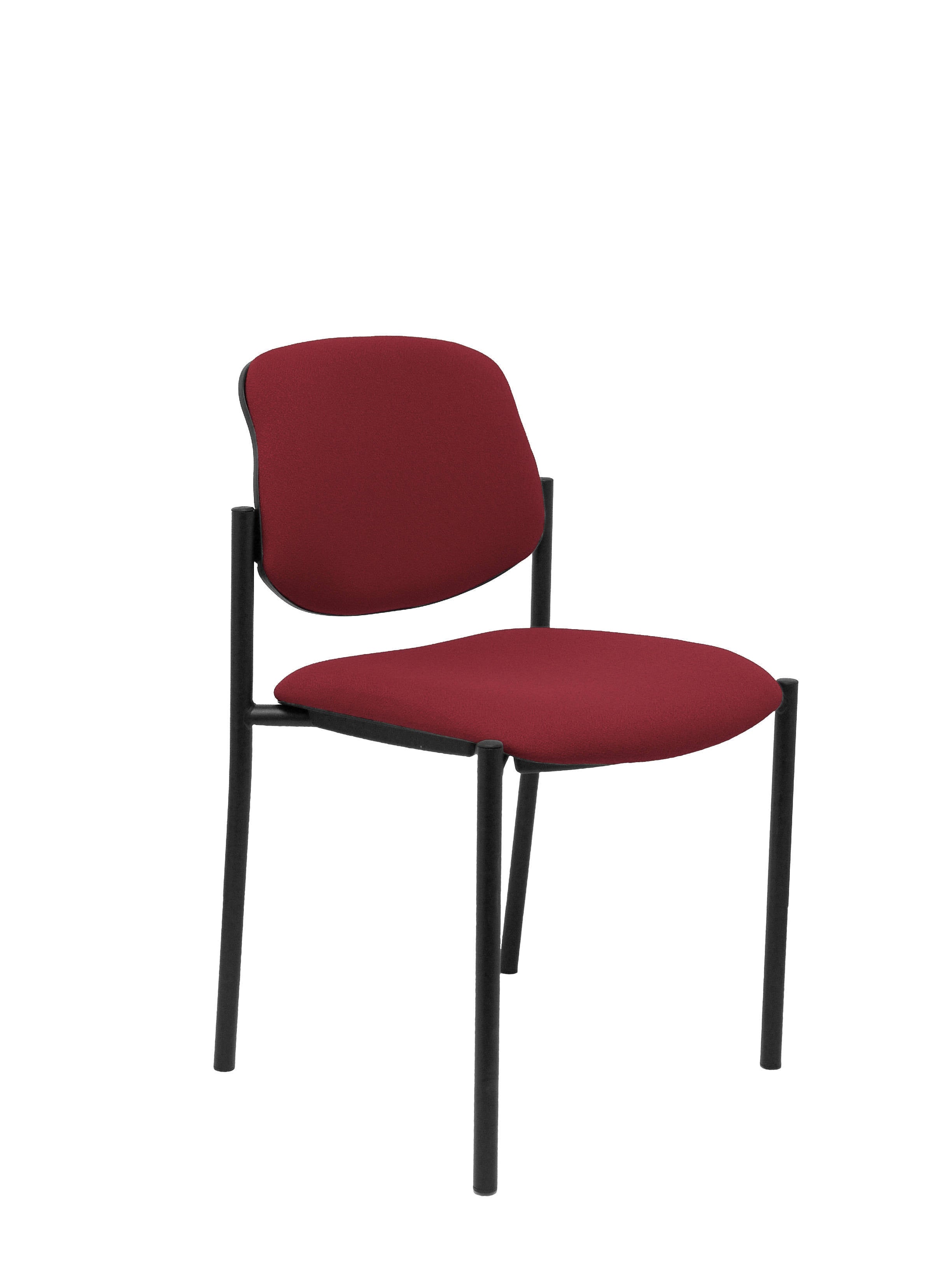 Silla fija Villalgordo bali granate chasis negro