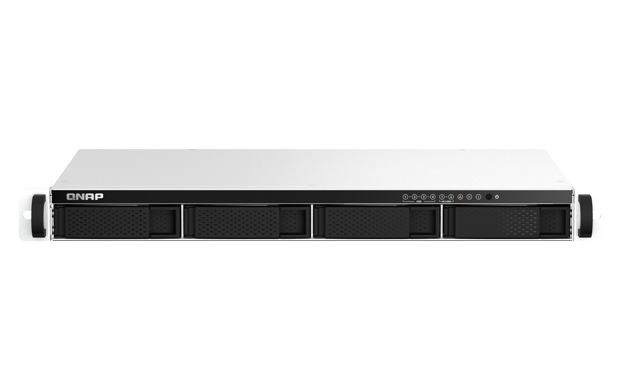 TS-464eU NAS Bastidor (1U) Intel® Celeron® N5095 8 GB DDR4 0 TB QNAP Turbo System Aluminio, Negro