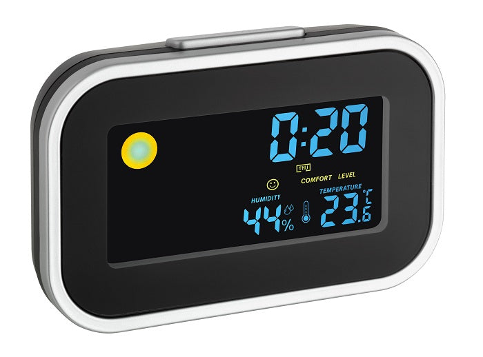 60.2015 despertador Negro, Plata