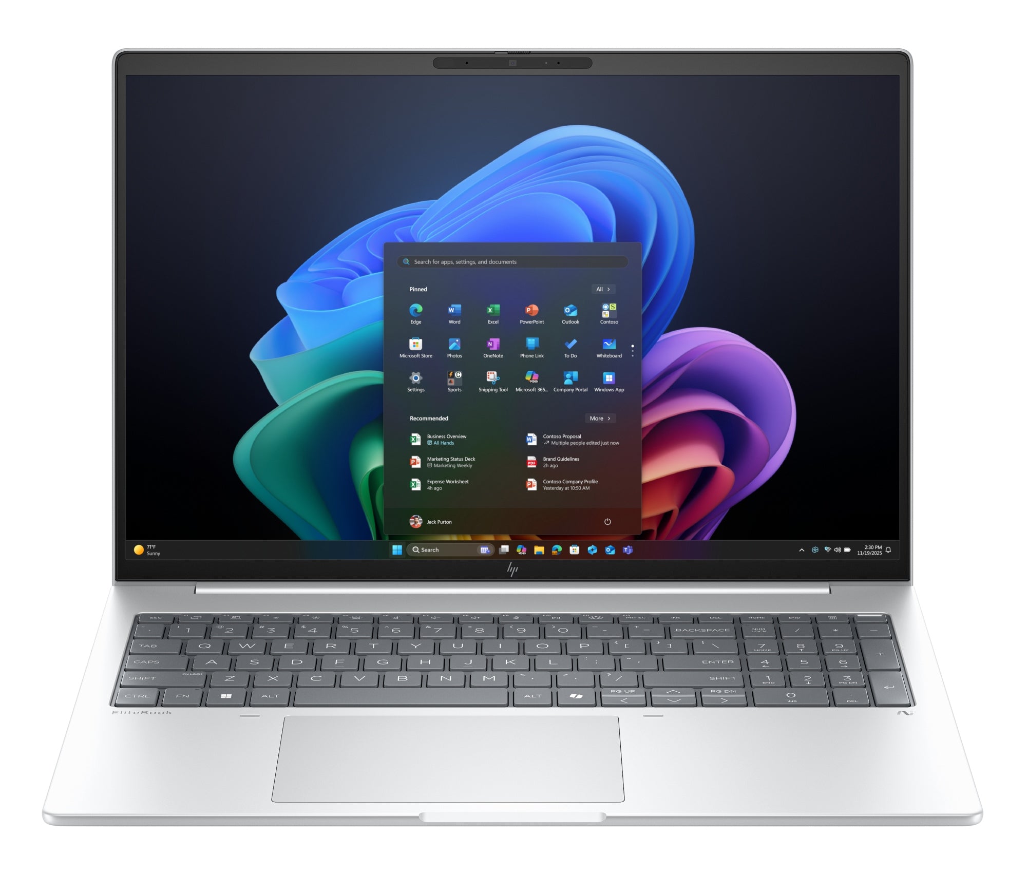 EliteBook 8 G1i Next Gen AI PC Wolf Pro Security Edition Copilot+ PC Intel Core Ultra 7 258V Portátil 40,6 cm (16") WUXGA 32 GB LPDDR5x-SDRAM 1 TB SSD Wi-Fi 7 (802.11be) Windows 11 Pro Plata