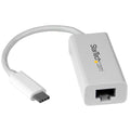 Adaptador de Red Ethernet Gigabit USB-C - Blanco - Compatible con Puertos Thunderbolt 3 - Windows y Mac - Adaptador de Red LAN Externo USB Tipo C a RJ45