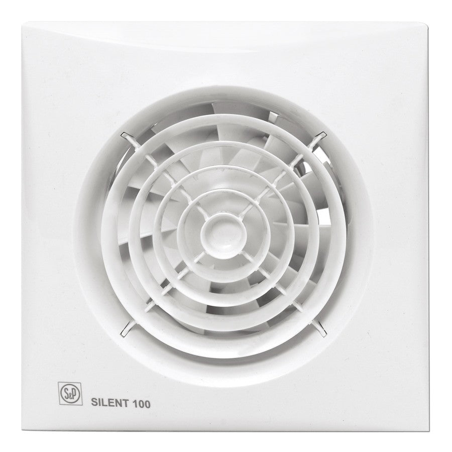 SILENT-100 CZ extractor Pared 95 m³/h 2400 RPM Blanco