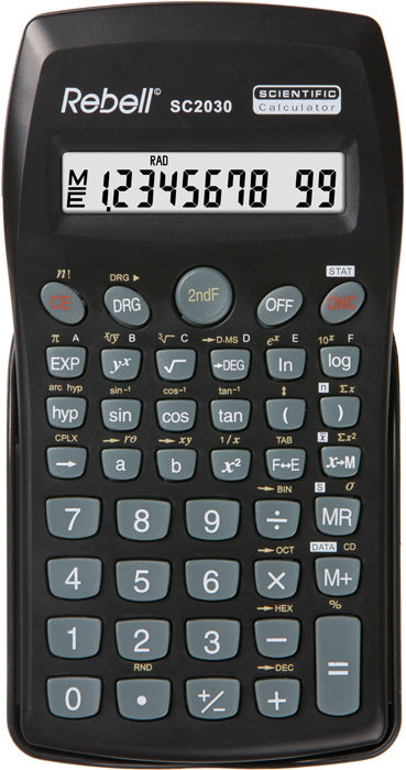 SC2030 calculadora Bolsillo Calculadora científica Negro