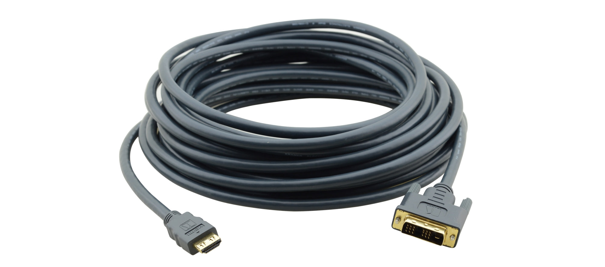 C-HM/DM 7,6 m DVI-D HDMI Negro