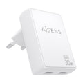Cargador De Pared GaN Ultra Delgado 30W, 2xUSB-C PD3.0 QC4.0, Blanco