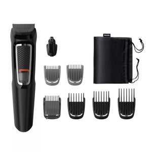 MULTIGROOM Series 3000 Cara y cabello 8 en 1 con 8 herramientas