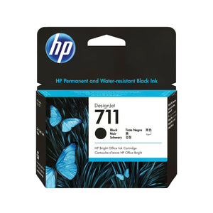 Cartucho de tina DesignJet 711 negro de 80 ml