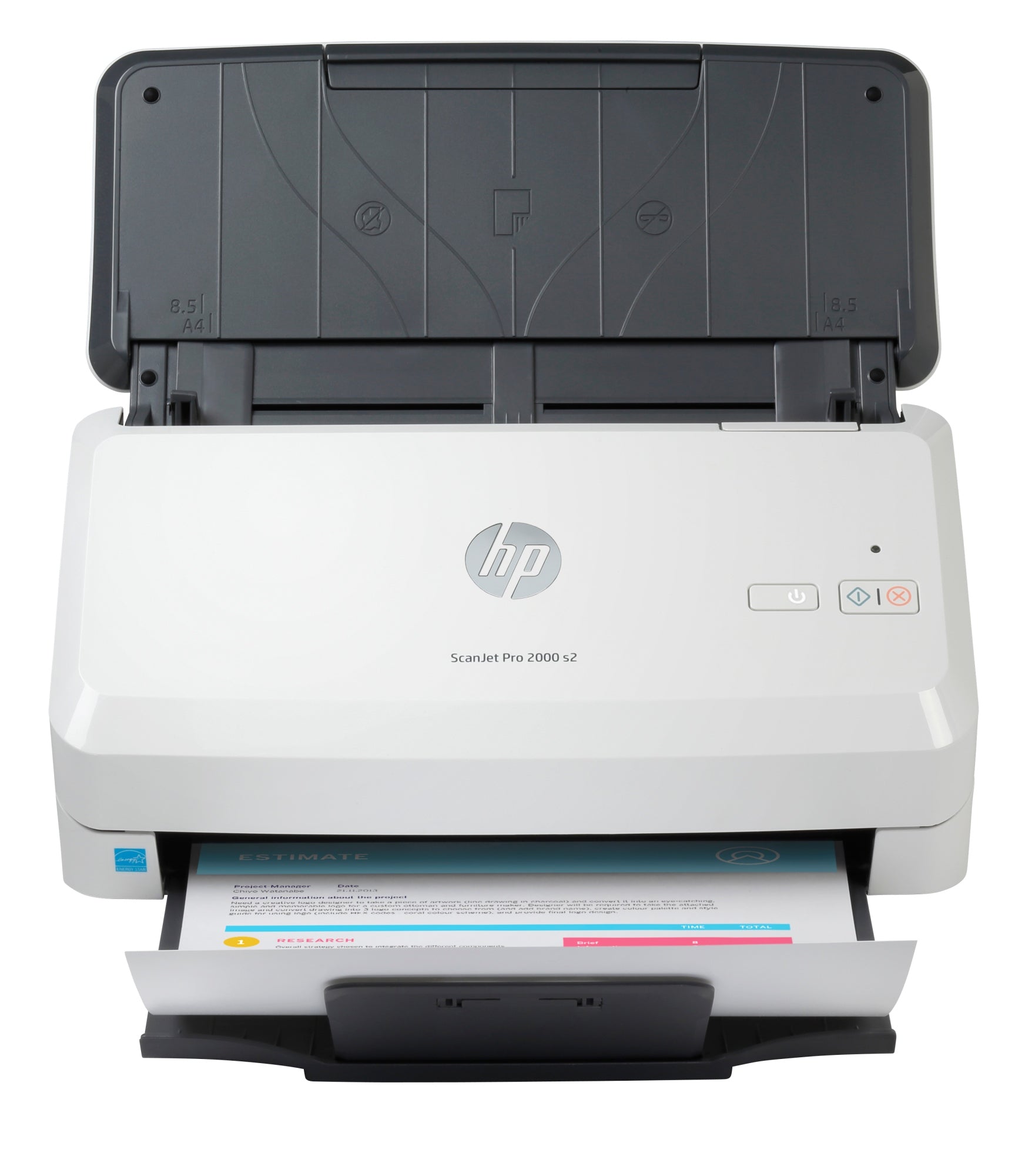 ScanJet Pro 2000 s2 Escáner alimentado con hojas 600 x 600 DPI A4 Negro, Blanco