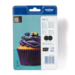 LC123BKBP cartucho de tinta 1 pieza(s) Original Negro