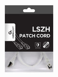 PP6A-LSZHCU-W-0.5M cable de red Blanco 0,5 m Cat6a S/FTP (S-STP)