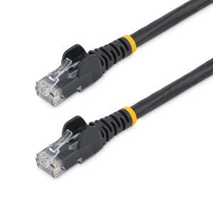 Cable de Red de 10m Negro Cat5e Ethernet RJ45 sin Enganches
