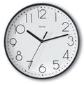 Salina Reloj de cuarzo Alrededor Negro, Blanco