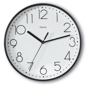 Salina Reloj de cuarzo Alrededor Negro, Blanco
