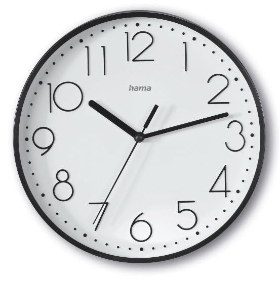Salina Reloj de cuarzo Alrededor Negro, Blanco
