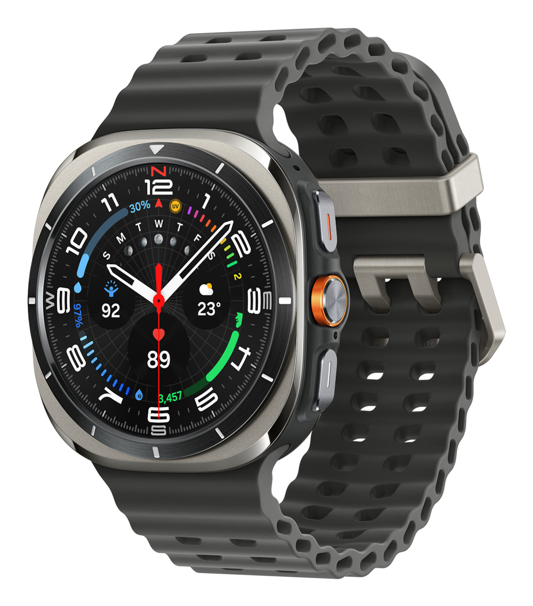 Galaxy Watch Ultra 3,81 cm (1.5") AMOLED 47 mm Digital 480 x 480 Pixeles Pantalla táctil 4G Plata Wifi GPS (satélite)