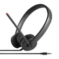 Stereo Analog Auriculares Alámbrico Diadema Oficina/Centro de llamadas Negro