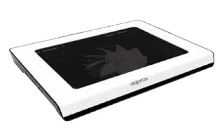 APPNBC06 almohadilla fría 39,6 cm (15.6") 1500 RPM Negro, Blanco