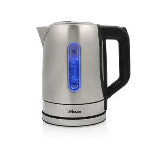 WK-1344 tetera eléctrica 1,7 L 2200 W Negro, Plata
