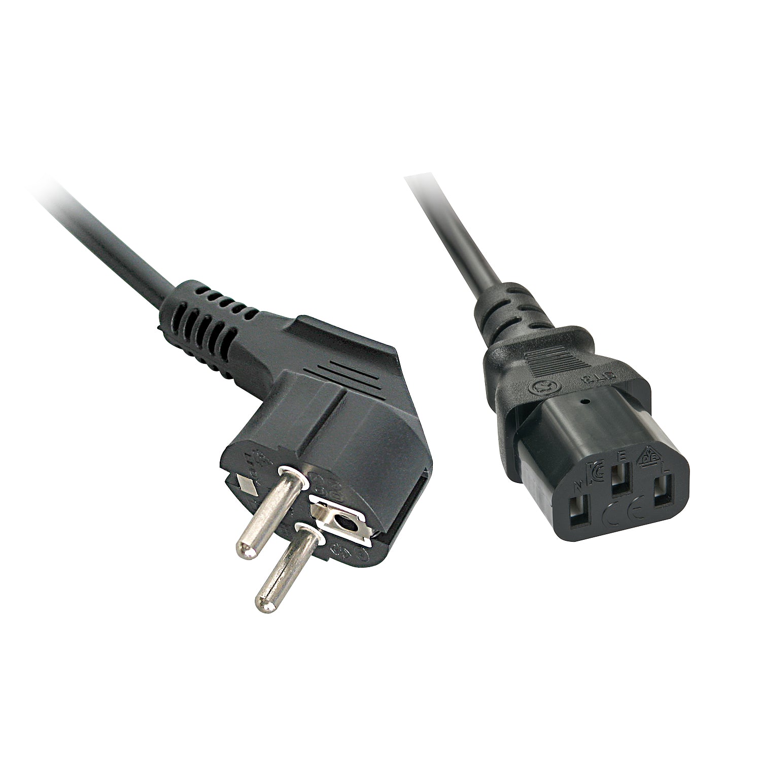 30337 cable de transmisión Negro 5 m CEE7/7 C13 acoplador
