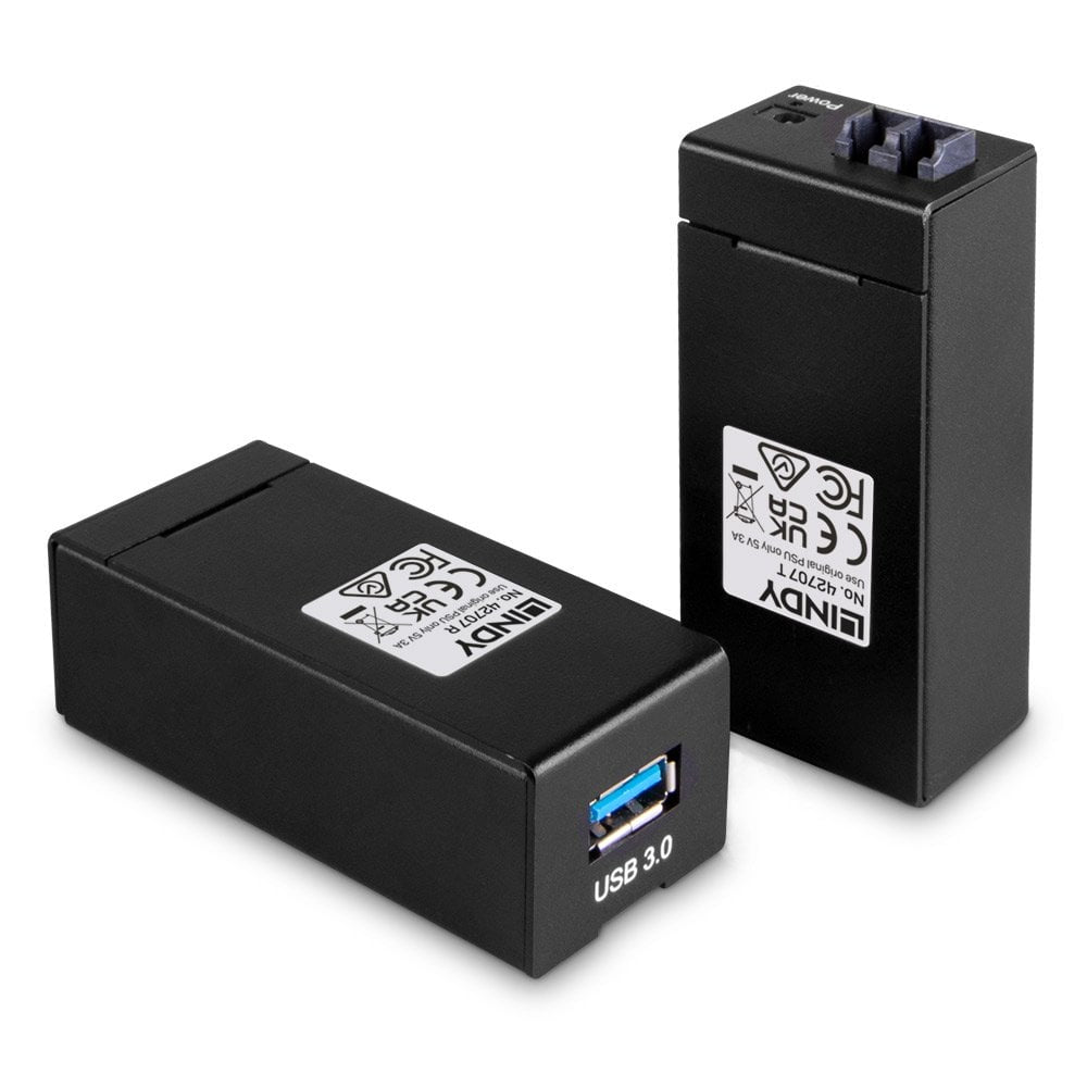 42707 extensor audio/video Transmisor y receptor de señales AV Negro