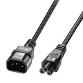 30341 cable de transmisión Negro 2 m C14 acoplador C5 acoplador