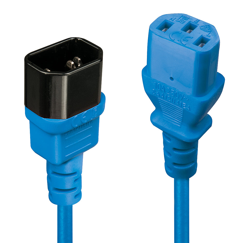 30471 cable de transmisión Negro, Azul 1 m C14 acoplador C13 acoplador