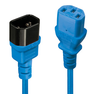 30470 cable de transmisión Azul 0,5 m C14 acoplador C13 acoplador