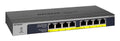 GS108PP No administrado Gigabit Ethernet (10/100/1000) Energía sobre Ethernet (PoE) Negro