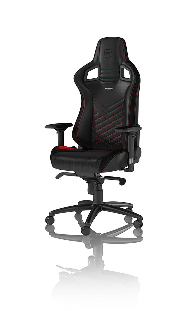 EPIC Silla para videojuegos de PC Asiento acolchado Negro, Rojo