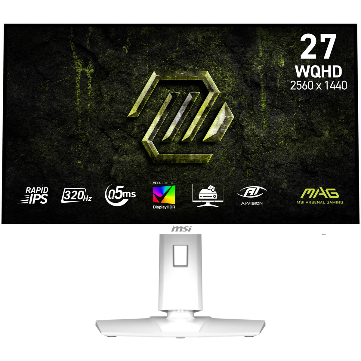 MAG 274QRFW X32 pantalla para PC 68,6 cm (27") 2560 x 1440 Pixeles Wide Quad HD LCD Blanco