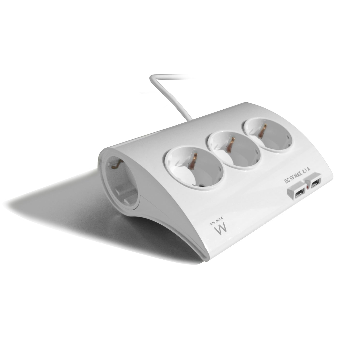 EW3935 base múltiple 1,5 m 5 salidas AC Interior Blanco