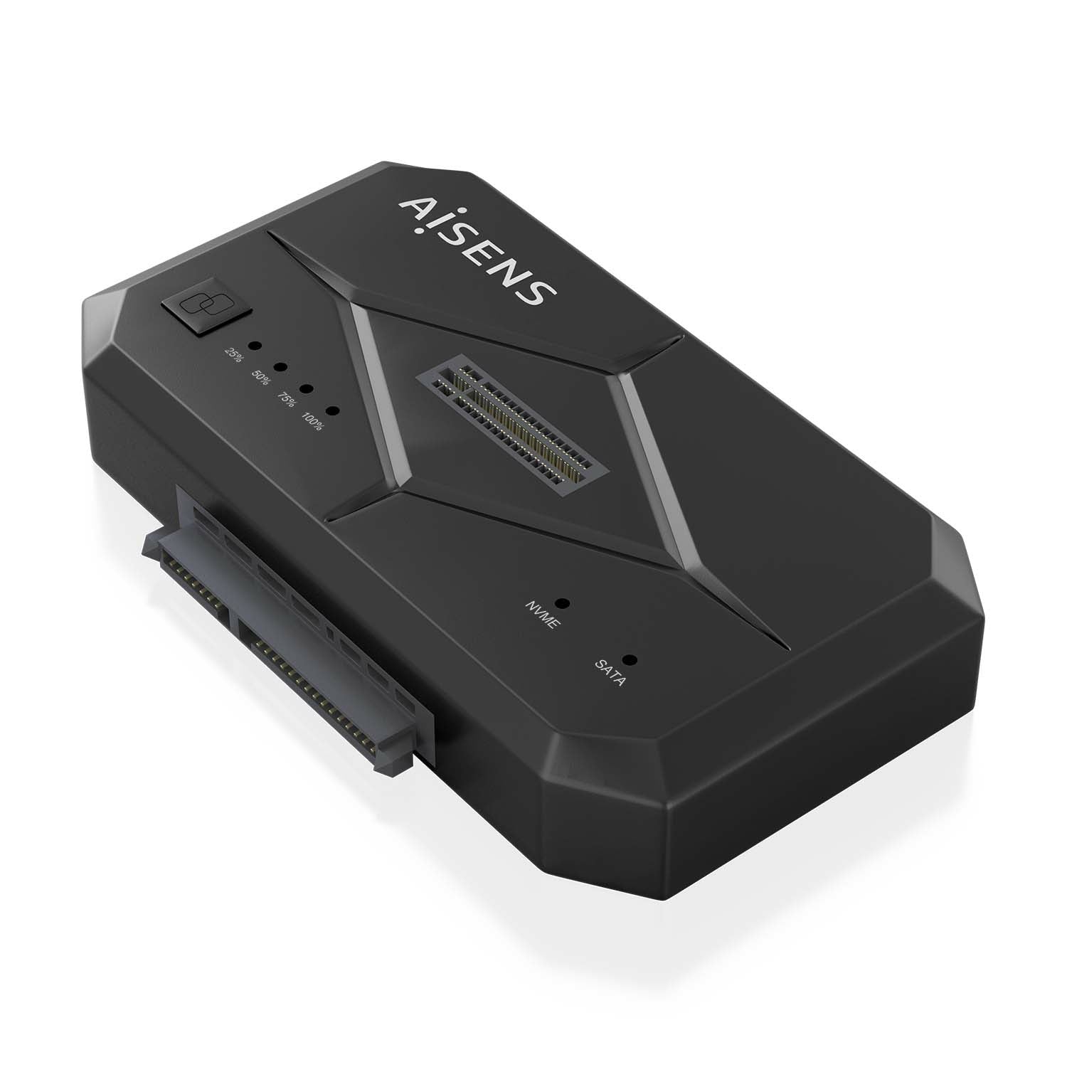Estación de Docking SATA 2.5/3.5, M.2 NVMe a USB 3.0/3.1 Gen1, Clone, Negro