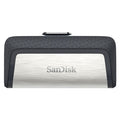 173338 unidad flash USB 64 GB USB Type-A / USB Type-C Negro, Plata