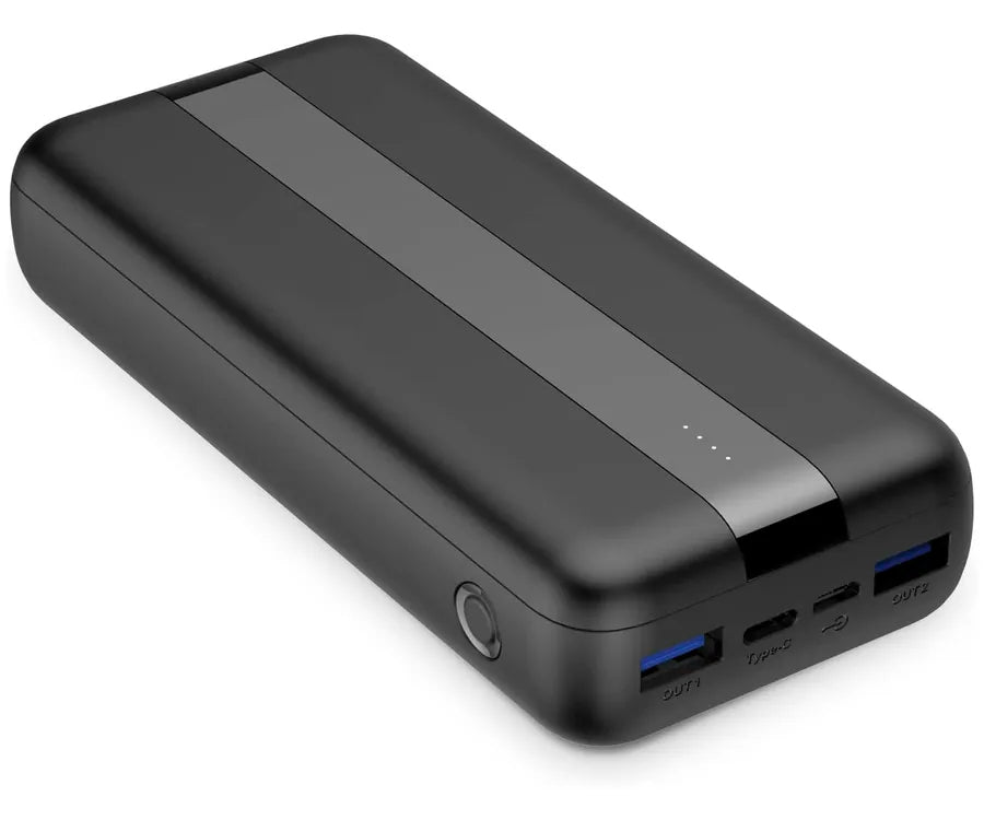 LCBA20000U02 batería externa Polímero de litio 20000 mAh Negro