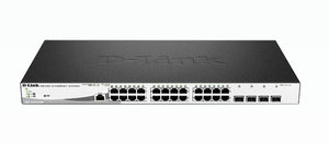 DGS-1210-28MP/E switch Gestionado L2 Gigabit Ethernet (10/100/1000) Energía sobre Ethernet (PoE) 1U Negro, Gris