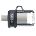 173384 unidad flash USB 32 GB USB Type-A / Micro-USB Negro, Transparente