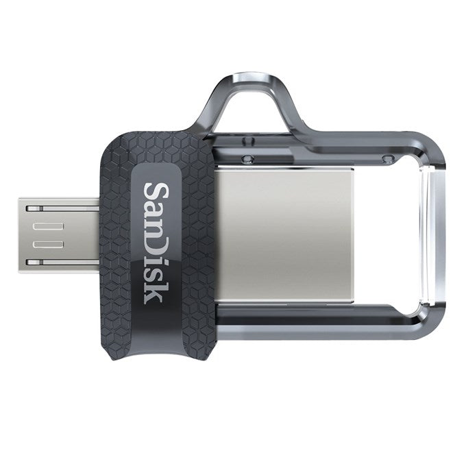 173384 unidad flash USB 32 GB USB Type-A / Micro-USB Negro, Transparente
