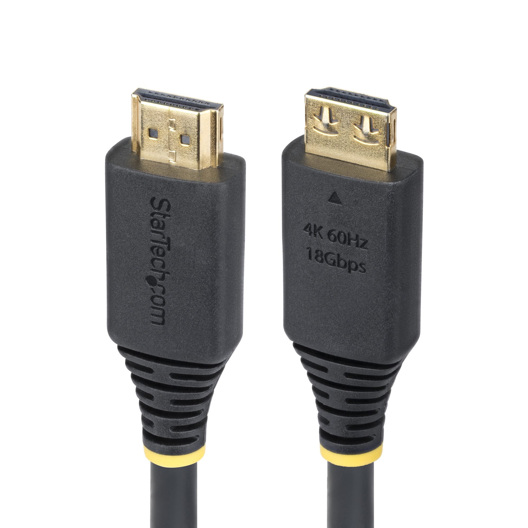 Cable HDMI de Alta Velocidad de 0,9m con Conectores con Agarre - 4K 60Hz/1440p 144Hz - HDR10/HDCP 2.2/ARC - 18Gbps - Cable HDMI 2.0 - Recubrimiento de TPE