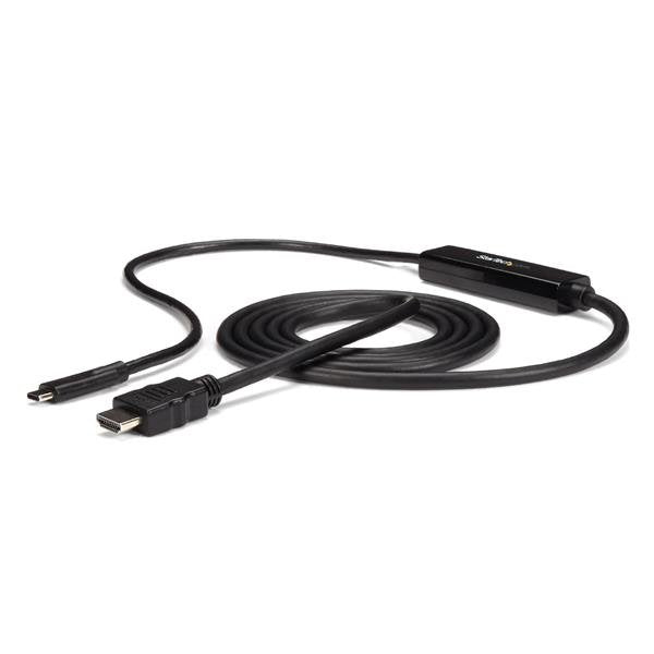 Cable Adaptador USB-C a HDMI 4K 60Hz HDR10 de 1m - Cable Adaptador de Vídeo Ultra HD USB Tipo C a HDMI 2.0b - Conversor USB-C a HDMI HDR para Monitor/Pantalla - Modo Alt DP 1.4 HBR3