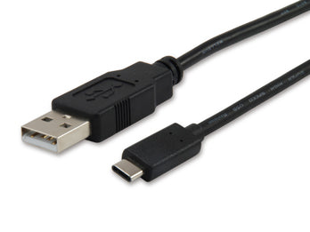 Cable USB 2.0 C a A, M/M, 1,0m