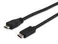 Cable USB 2.0 C a Micro-B, M/M, 1,0m